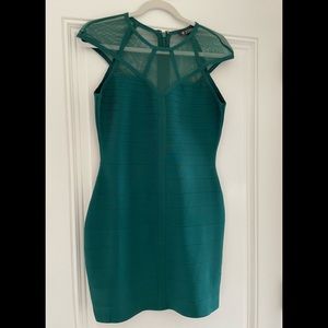 Guess Green bandage dress size S